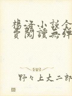 杨洛小说全文免费阅读无弹窗最新章节