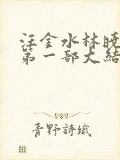 汪金水林晓慧 第一部大结局