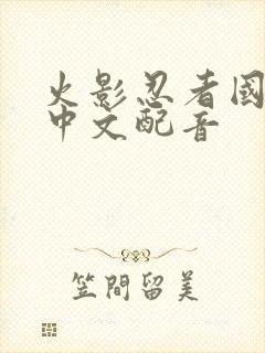 火影忍者国语版中文配音