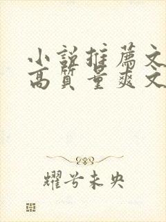 小说推荐文笔好高质量爽文