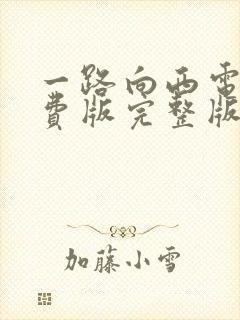 一路向西电影免费版完整版