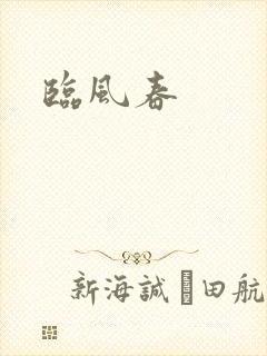 临风春封面