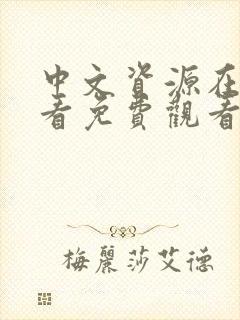 中文资源在线观看免费观看电视剧