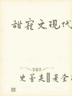 甜宠文现代言情封面