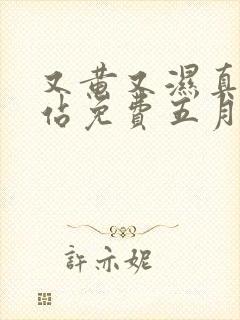 又黄又湿真实网站免费五月天