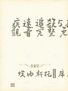 疾速追杀5在线观看完整免费高清