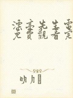 漂亮先生电视剧免费观看完整版