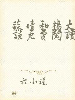 苏晴和杨大明小说免费阅读最新章节