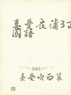 喜爱夜蒲3高清国语