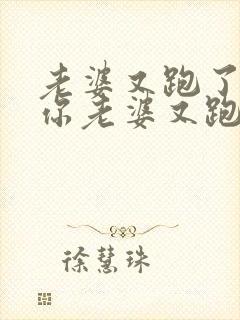 老婆又跑了少帅你老婆又跑了