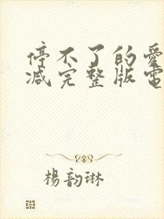 停不了的爱无删减完整版电影