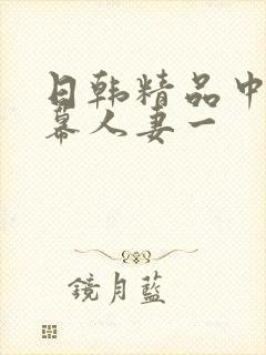 日韩精品中文字幕人妻一