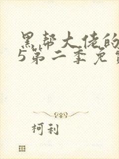 黑帮大佬的365第二季免费观看