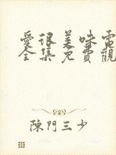 爱很美味电视剧全集免费观看