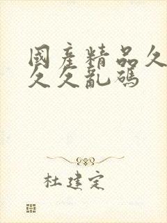 国产精品久久久久久乱码封面