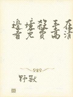 边境杀手在线观看免费高清