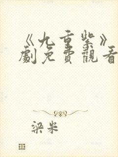 《九重紫》电视剧免费观看