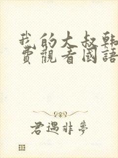 我的大叔韩剧免费观看国语版