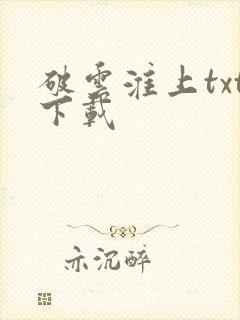 破云淮上txt下载