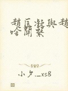 赵匡凝与赵匡胤啥关系