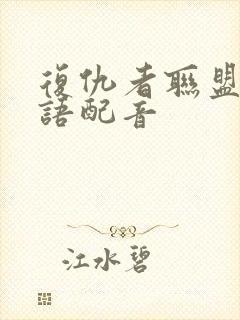 复仇者联盟1国语配音封面