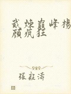 武炼巅峰杨开苏颜疯狂