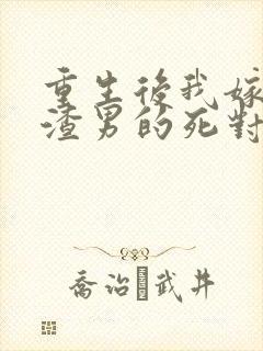 重生后我嫁给了渣男的死对头在线封面