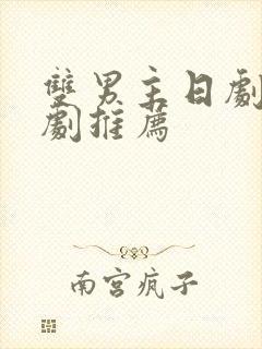 双男主日剧电视剧推荐封面