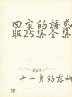 回家的诱惑完整版25集全集