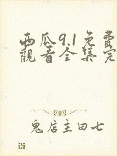 西瓜9.1免费观看全集完整版