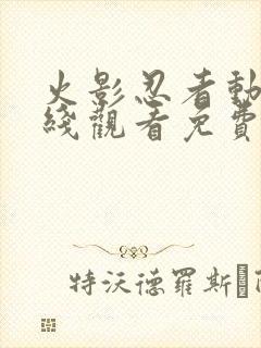 火影忍者动漫在线观看免费观看封面