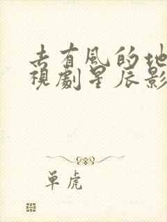 去有风的地方电视剧星辰影院