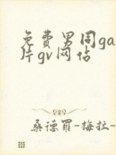 免费男同gay片gv网站