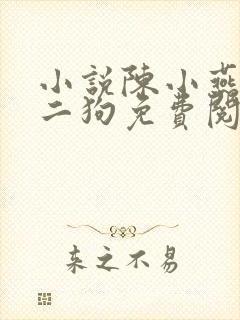 小说陈小燕,牛二狗免费阅读