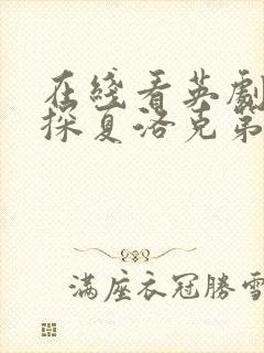 在线看英剧 神探夏洛克第2季平台