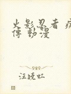 火影忍者 疾风传 动漫