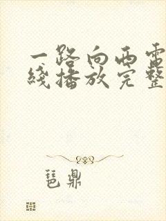 一路向西电影在线播放完整版封面