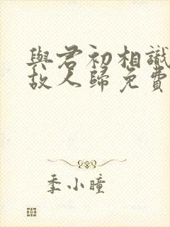 与君初相识犹如故人归免费看