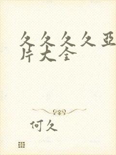 久久久久亚洲毛片大全封面