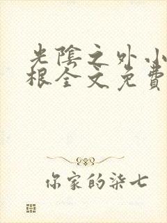 光阴之外小说耳根全文免费阅读