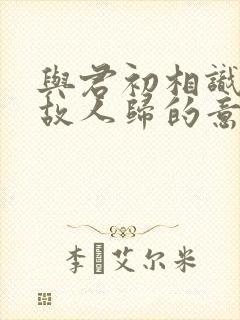 与君初相识恰似故人归的意思封面