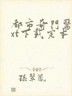 都市奇门医圣txt下载完本封面