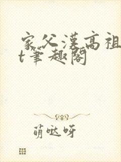 家父汉高祖txt笔趣阁封面