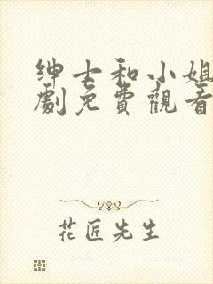 绅士和小姐电视剧免费观看韩剧网