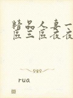 精品人妻一区二区三区夜夜嗨