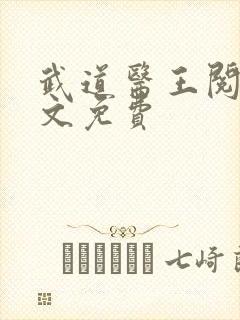 武道医王阅读全文免费