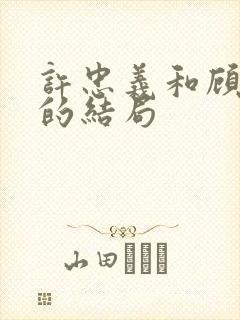 许忠义和顾雨菲的结局