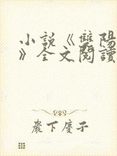 小说《双阳男人》全文阅读