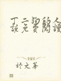 丁二狗的人生小说免费阅读全文