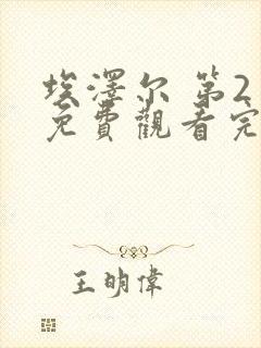 埃泽尔 第2季免费观看完整版